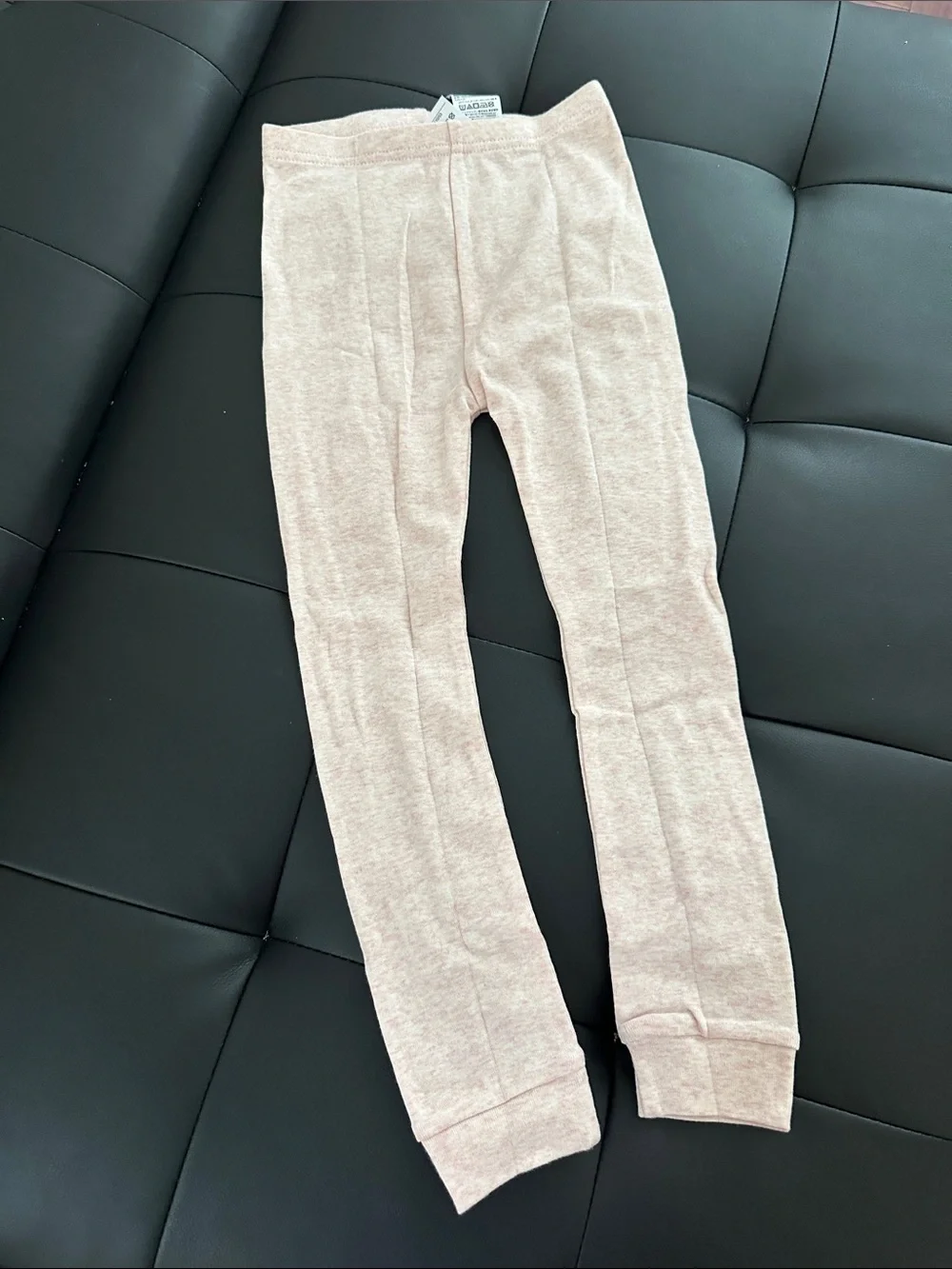 GAP Girls Pink Thermal Pajama Set with Embroidered Logo